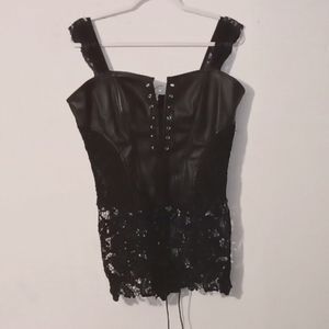 Woman's medium black lingerie top